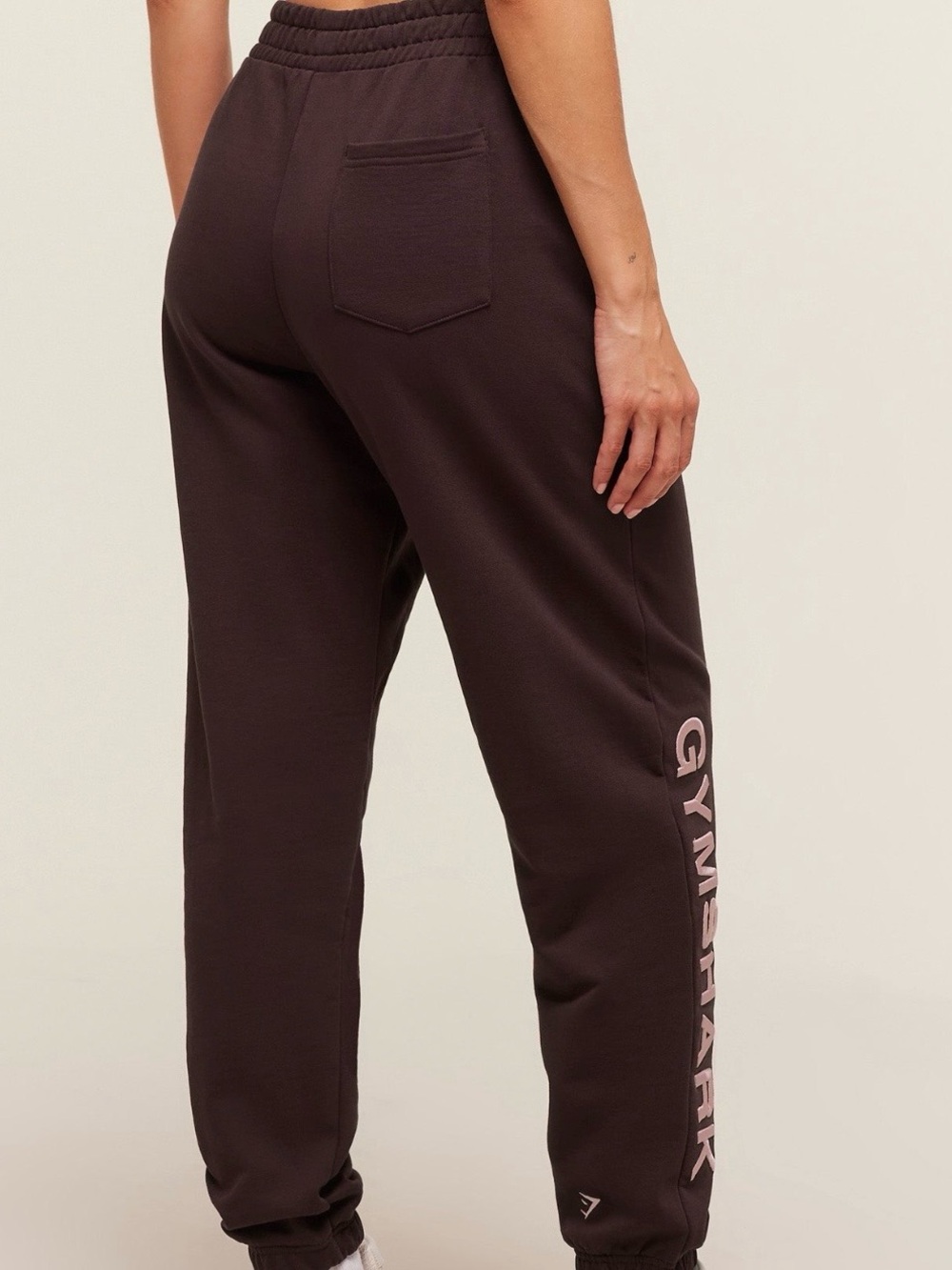 Gymshark Joggers with embroidered leg Logo